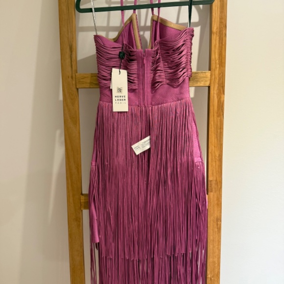 Herve Leger Fringe dress - Picture 3 of 4